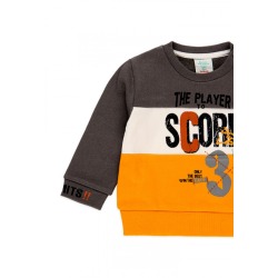 Sudadera felpa tricolor niño Boboli