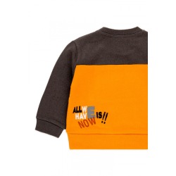 Sudadera felpa tricolor niño Boboli