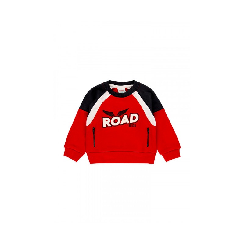 Sudadera felpa con bolsillos niño Boboli