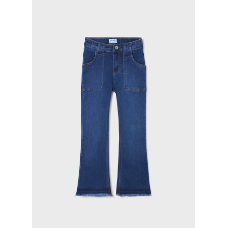 Pantalón vaquero flared fit chica Mayoral