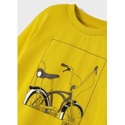 Camiseta con gráfica bicicleta niño Mayoral