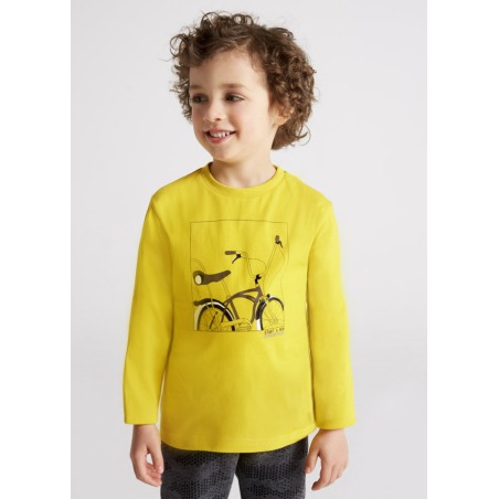 Camiseta con gráfica bicicleta niño Mayoral