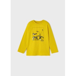 Camiseta con gráfica bicicleta niño Mayoral