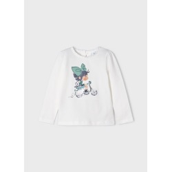 Camiseta con gráfica niña Mayoral