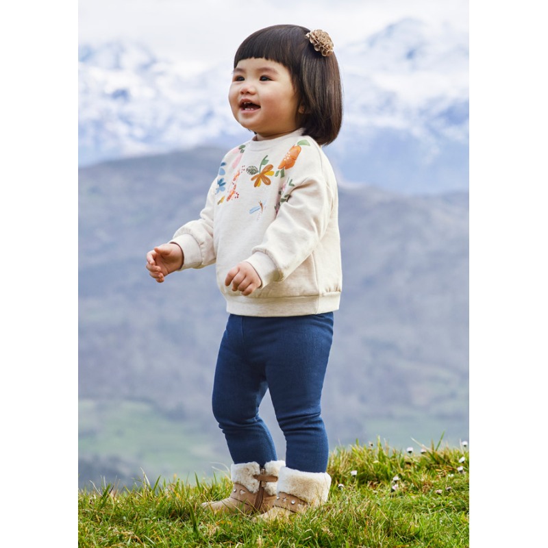 Conjunto leggings apliques bebé ECOFRIENDS Mayoral