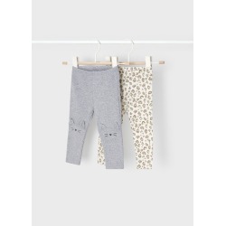 Pack 2 leggings para bebé...