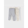 Pack 2 leggings para bebé ECOFRIENDS Mayoral