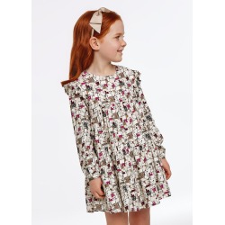 Vestido estampado niña Mayoral