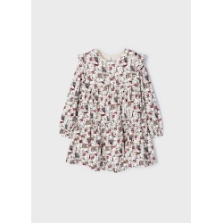 Vestido estampado niña Mayoral