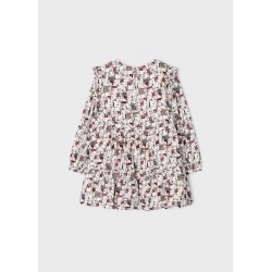Vestido estampado niña Mayoral