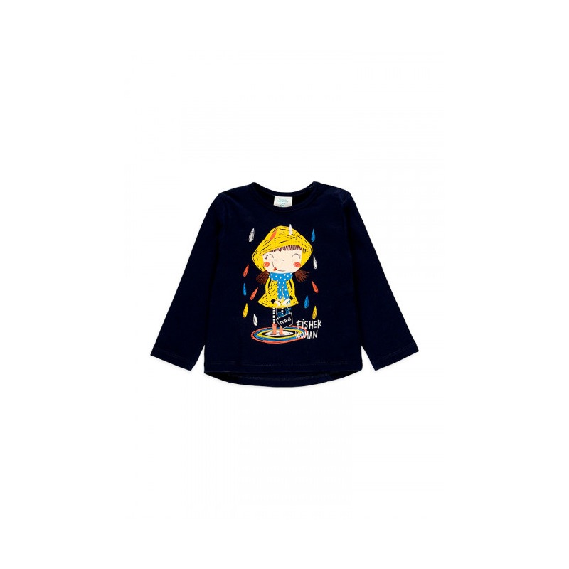 Camiseta punto lluvia niña Boboli