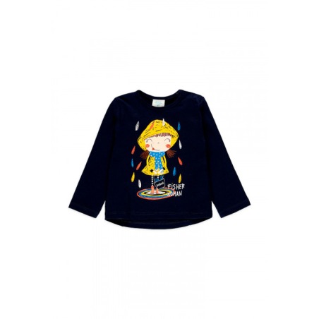Camiseta punto lluvia niña Boboli