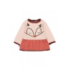 Vestido tricotosa bicolor bebé niña Boboli