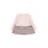 Vestido punto cuadros vichy bebé niña Boboli