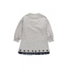 Vestido felpa con tul de niña Boboli