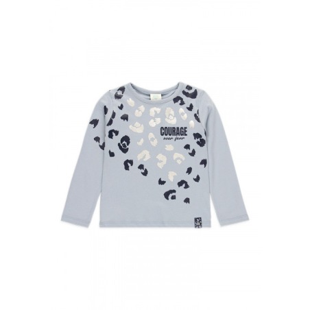 Camiseta punto animal print de niña Boboli