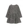 Vestido punto fantasía cebra de niña Boboli
