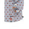Camisa oxford "zorros" niño Boboli