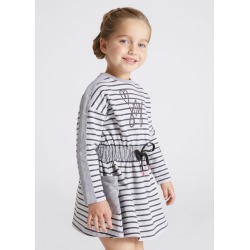 Vestido de rayas niña Mayoral