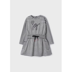 Vestido de rayas niña Mayoral