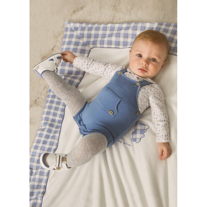 Conjunto peto con camisa y leotardo bebe ECOFRIENDS Mayoral