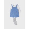 Conjunto peto con camisa y leotardo bebe ECOFRIENDS Mayoral