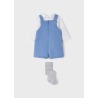 Conjunto peto con camisa y leotardo bebe ECOFRIENDS Mayoral