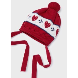 Vestido de tricot con gorro bebe ECOFRIENDS Mayoral