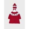 Vestido de tricot con gorro bebe ECOFRIENDS Mayoral