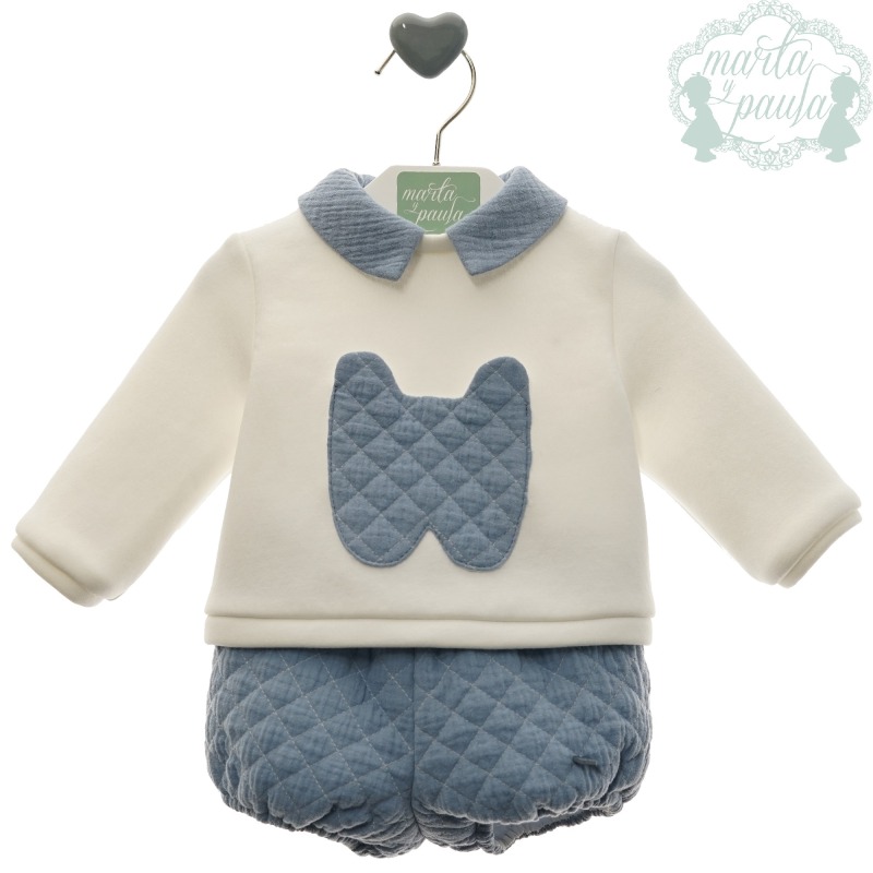 Conjunto bebe niño 2 piezas Marta y Paula