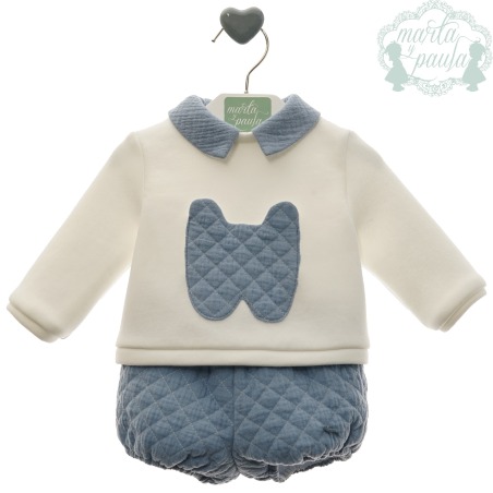 Conjunto bebe niño 2 piezas Marta y Paula