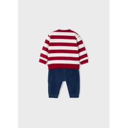 Conjunto rayas con pantalón bebe niño Mayoral