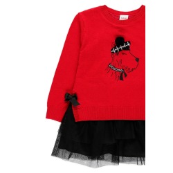 Vestido tricotosa "perrito" de niña Boboli