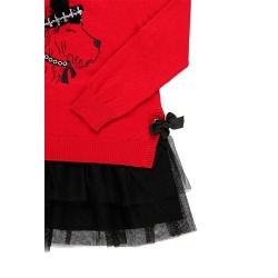 Vestido tricotosa "perrito" de niña Boboli