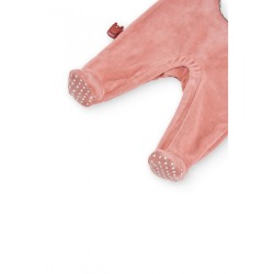 Pelele terciopelo bicolor de bebé Boboli