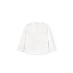 Camiseta punto "flowers bbl" de niña Boboli