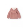 Chaqueta tricotosa con capucha bebé Boboli