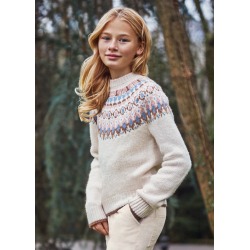 Jersey con jacquard chica...