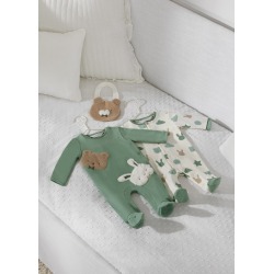 Pack 2 pijamas con babero...