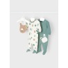 Pack 2 pijamas con babero bebe ECOFRIENDS Mayoral