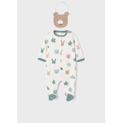 Pack 2 pijamas con babero bebe ECOFRIENDS Mayoral