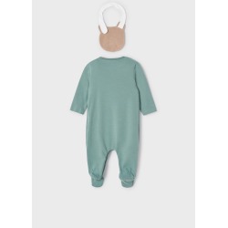 Pack 2 pijamas con babero bebe ECOFRIENDS Mayoral