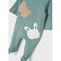 Pack 2 pijamas con babero bebe ECOFRIENDS Mayoral