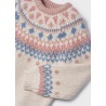 Jersey con jacquard para niña Mayoral