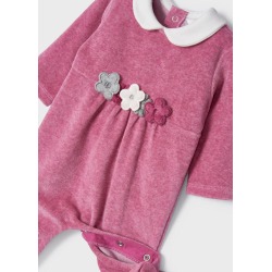 Pelele punto cálido con gorro bebe niña Mayoral