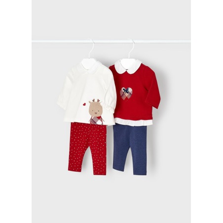 Conjunto 4 piezas bebe niña ECOFRIENDS Mayoral
