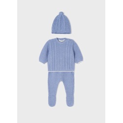 Conjunto polaina y gorro tricot bebe niño ECOFRIENDS Mayoral