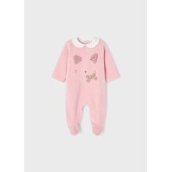 Pack 2 pijamas de punto aterciopelado bebe niña Mayoral