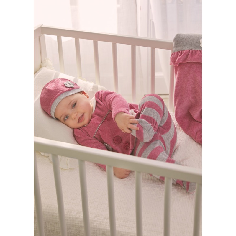 Conjunto polaina con gorro bebe niña Mayoral