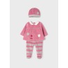Conjunto polaina con gorro bebe niña Mayoral